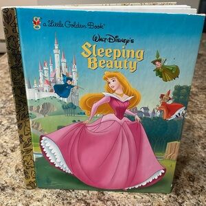 Sleeping Beauty Disney Princess Story Little Golden Book by Michael Teitelbaum